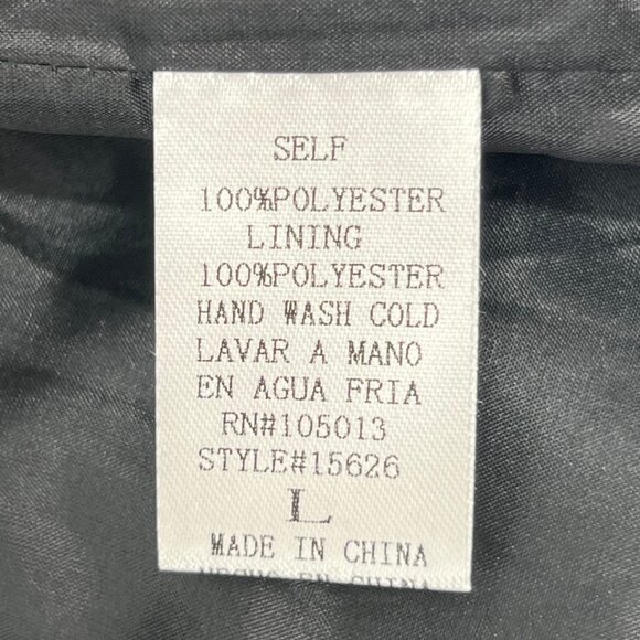 Andree Black Fuzzy Open Front Teddy Jacket | Size L - Picture 2 of 7